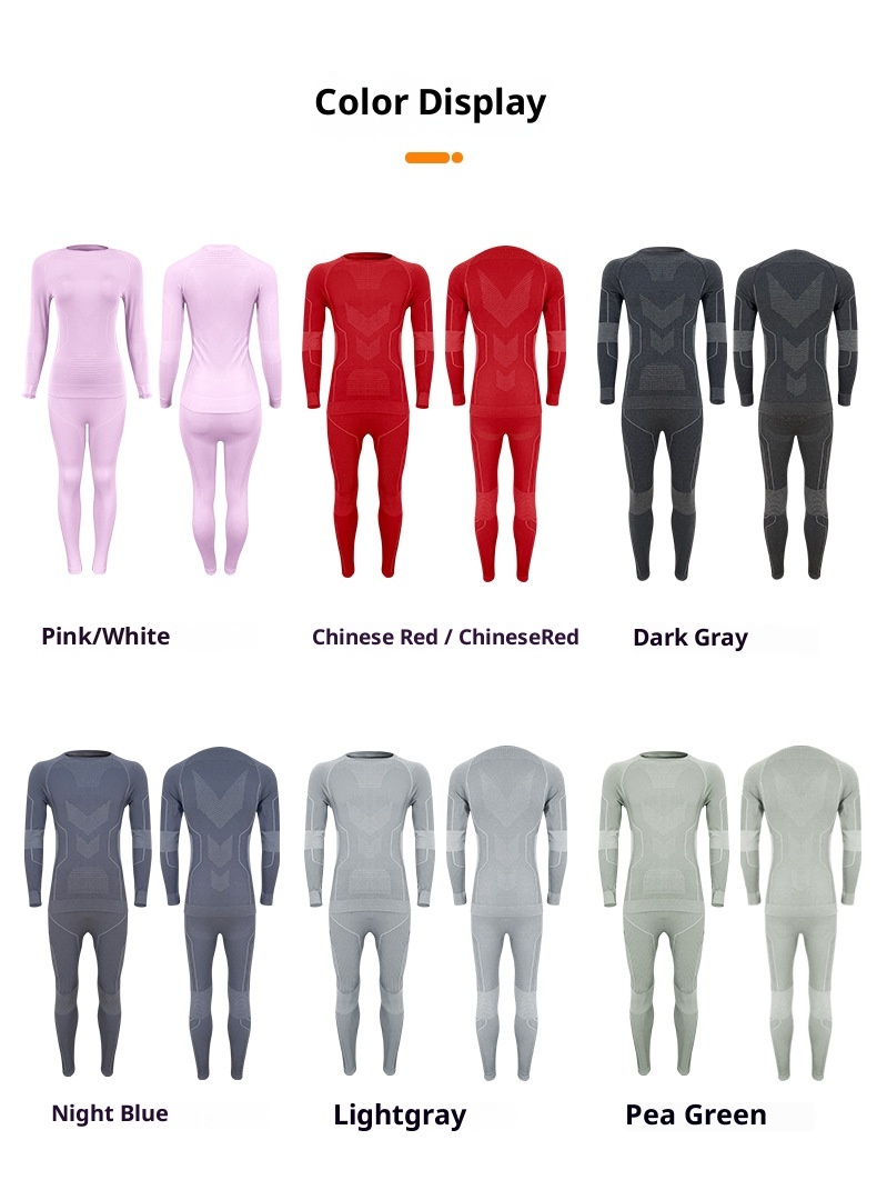 001 Merino Yünü Erkekler ve Kadınlar İçin Açık Hava Yürüyüşü Sonbahar Kış Termal Ter Emici İç Çamaşırı Kayak Takımı Hızlı Kuruyan Giysiler_voghion.com