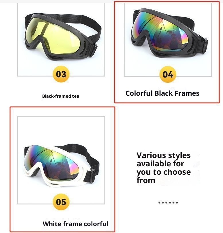 001 Outdoor-Sportbrille für Erwachsene, doppellagig, beschlagfrei, für Damen und Herren, Skibrille für Kurzsichtigkeit, Komplettset_voghion.com