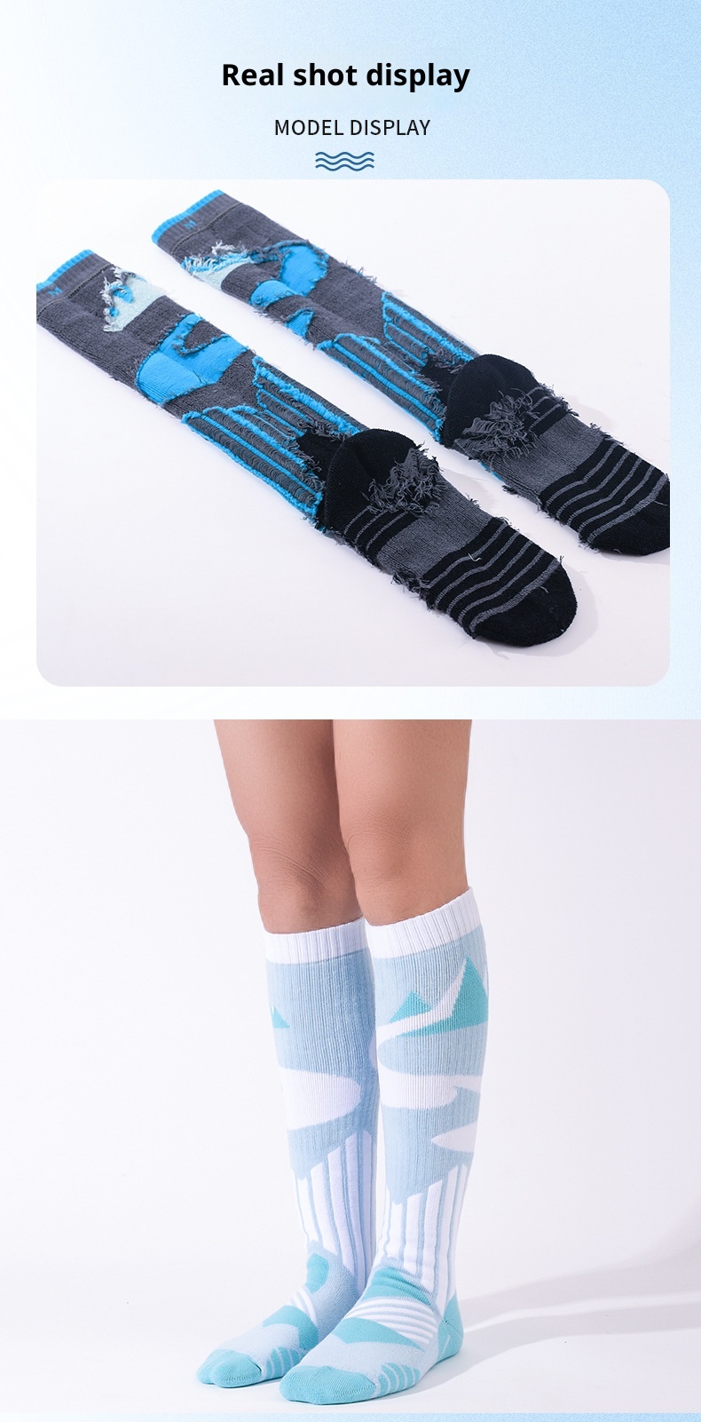 ActiveGo ActiveGo Winter Long Tube Mountaineering Sports Men And Women Thickened Warm Professional Snowboard Snow Sweat-absorbing Outdoor_voghion.com