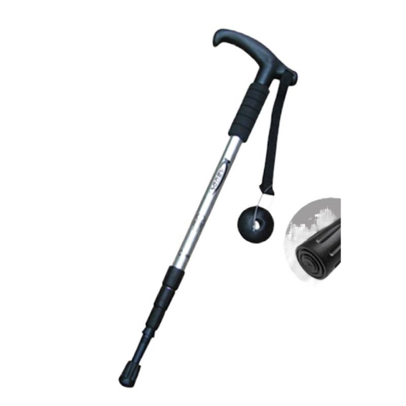 001 Attrezzatura per l'escursionismo: bastoncini da trekking, stampelle per anziani, camminata, escursionismo telescopico in lega di alluminio ultraleggero_voghion.com