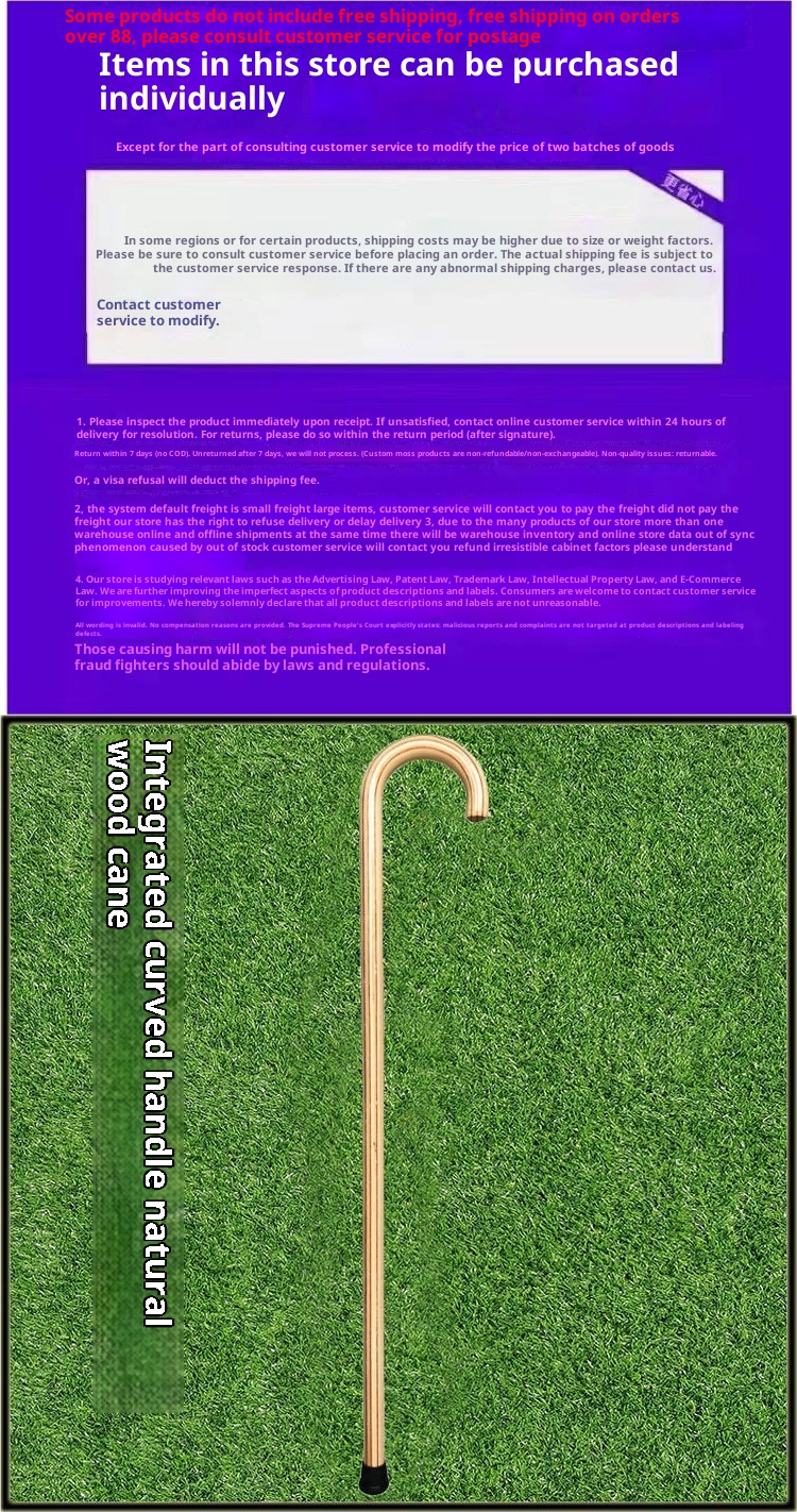 001 Bastone da trekking in legno per anziani Bastone da passeggio Bastone da passeggio singolo integrato in legno massello vintage con cuscinetto antiscivolo in rattan robusto No_voghion.com