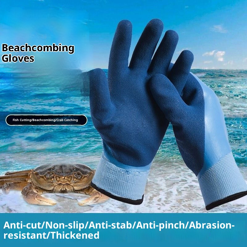 001 Guanti speciali per la ricerca di cibo in mare, guanti impermeabili e antiforatura per bambini, protezione del lavoro per adulti, resistenti al taglio,_voghion.com