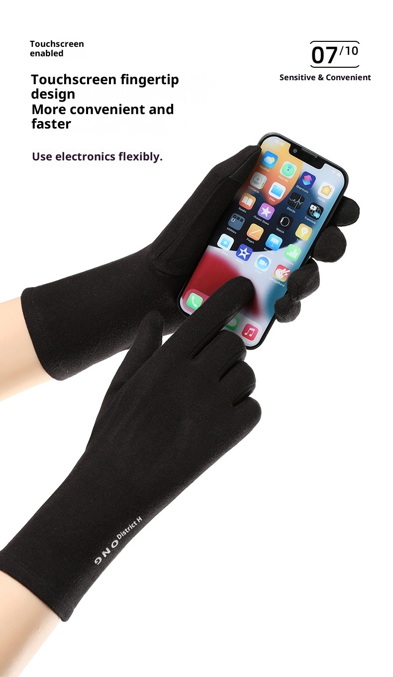 ActiveGo 7A Antibacterial Autumn Winter Ski Lining For Men And Women Outdoor Cycling Running Sports Touchscreen Warm Inner Gloves_voghion.com