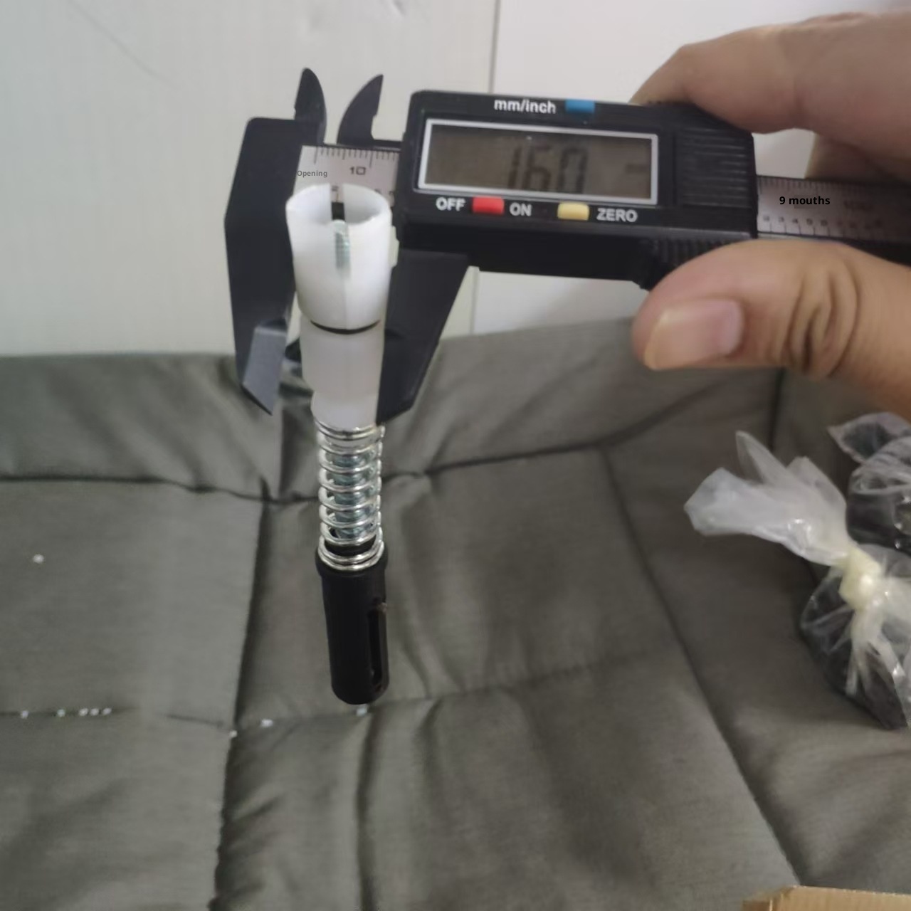 001 Trekking Pole Accessories Head Shock Absorption System Outdoor Hiking Black White With Yellow And Blue Expansion Series_voghion.com