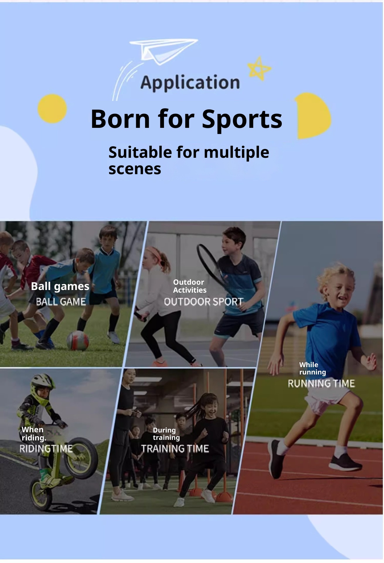 Conjunto de treino infantil de compressão Warrior 001 para outono e inverno, ideal para basquetebol e futebol. Secagem rápida._voghion.com