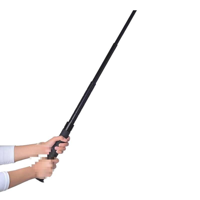 001 Bastone da trekking Fox Bastone da passeggio per autodifesa professionale per escursioni all'aperto, multifunzionale, in lega di alluminio retrattile_voghion.com