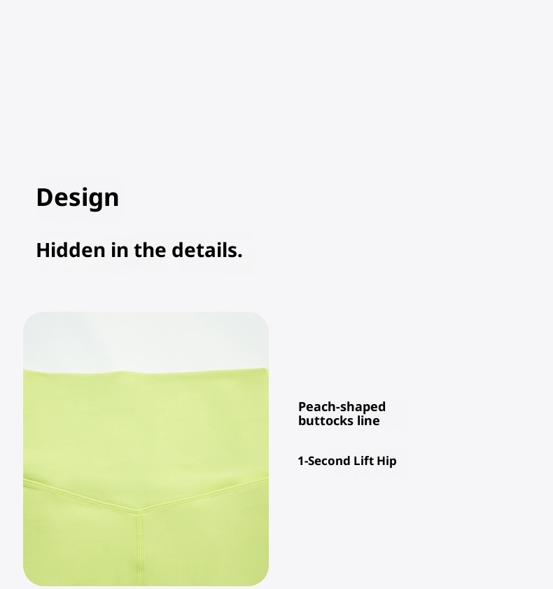 Skin-Friendly Barely-There Feel Size-Free Four-Quarter Shorts High Waist Seamless Fitness Sports Tight Outdoor Training_voghion.com