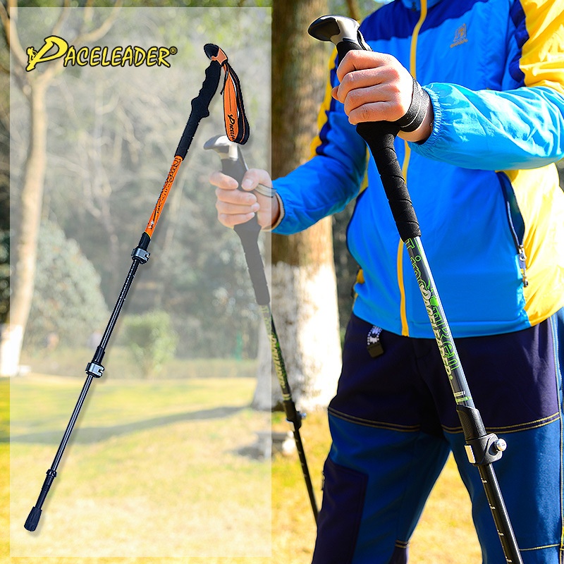 001 Manufacturer Wholesale Thickened New Model 7075 Metal External Lock Hiking Walking Stick_voghion.com