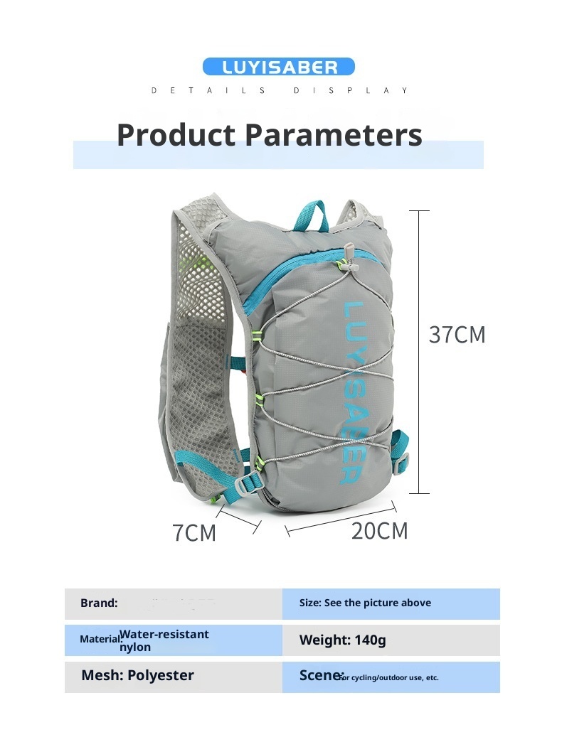 001 Hydration Cross-Border Water Multi-Functional Running Backpack Reflective Sports Cycling Bag_voghion.com