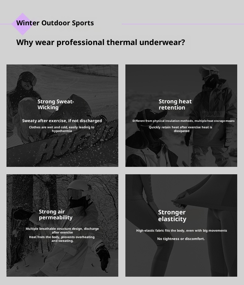 001 Kufeng Quick-Dry Sweat Wicking Thermal Compression Alpinismo Intimo Professionale Tuta da Sci Pantaloni Base Layer Per_voghion.com