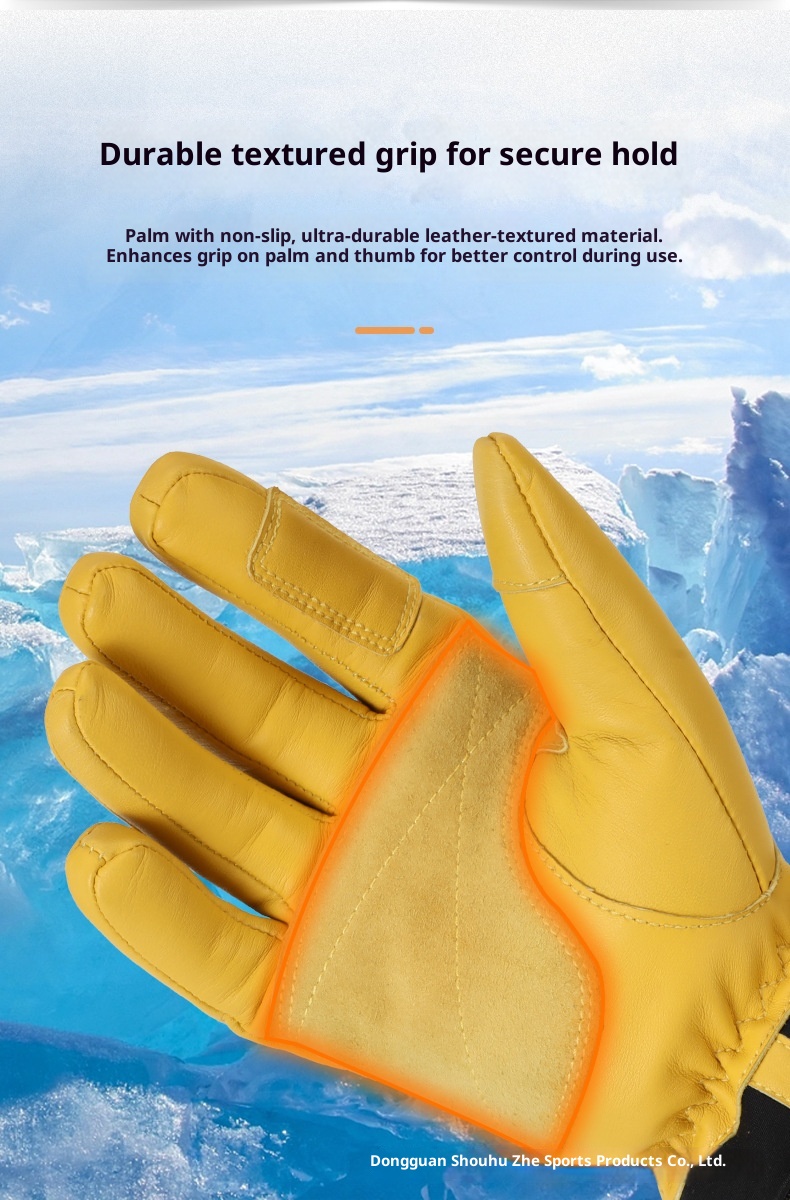 ActiveGo Winter-Outdoor-Sportarten Skifahren Radfahren Fleecegefüttert Verdickt Kältebeständig Winddicht Touchscreen Warme Handschuhe_voghion.com