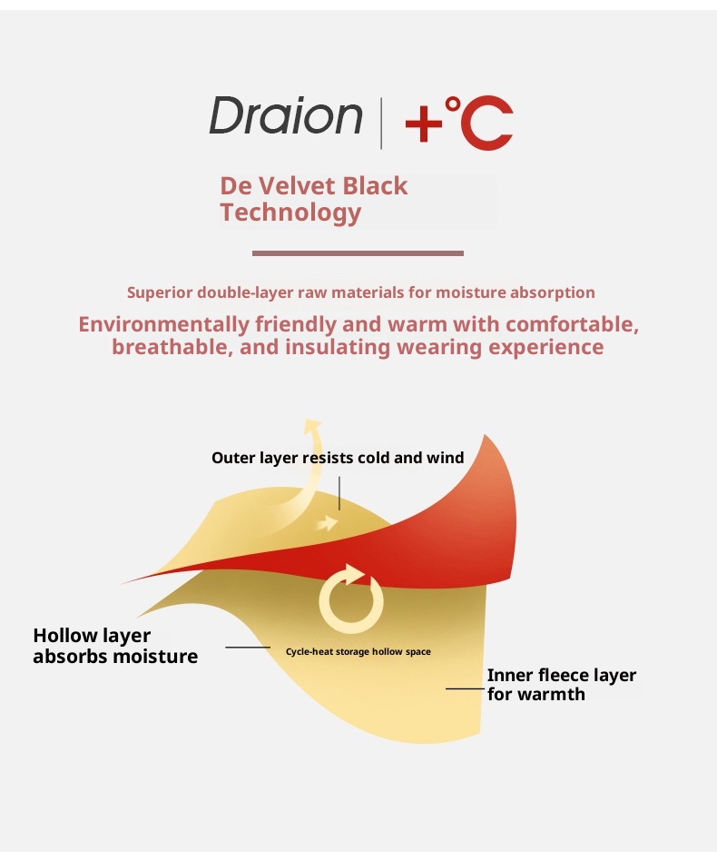 001 Thermohandschuhe Radfahren Skifahren, Innenfutter, Herbst- und Winterhandschuhe, Outdoor-Selbstwärmer, Geeignet für die Arbeit,_voghion.com