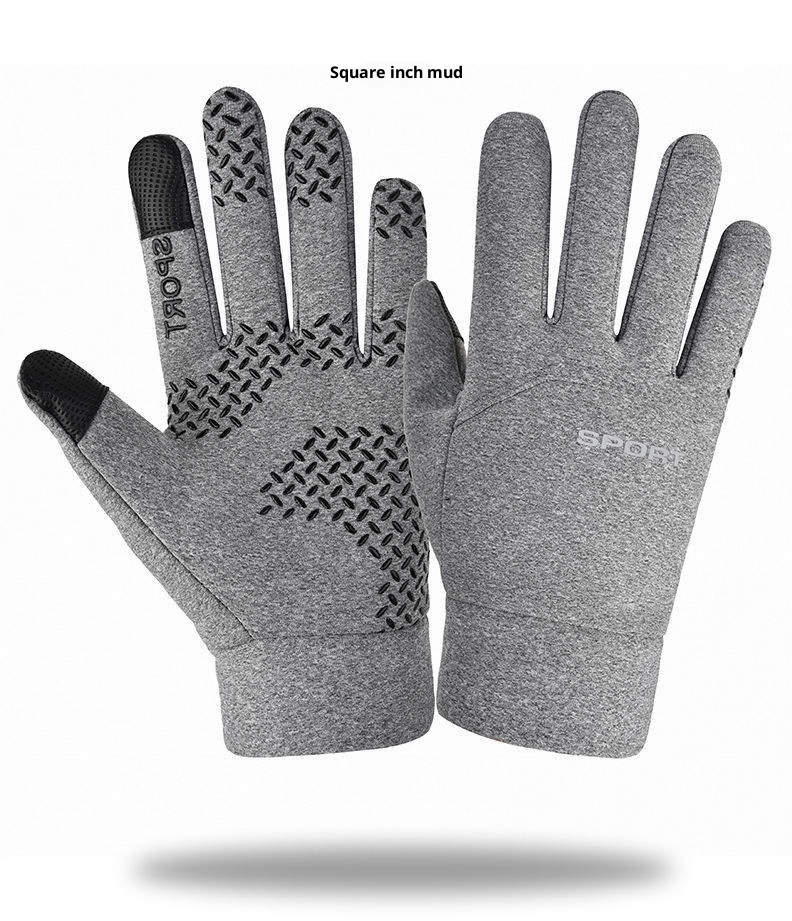 001 Herren Winter-Fahrradhandschuhe Touchscreen Motorradfahren Outdoor Fleece Warm Ski Winddicht Großhandel_voghion.com