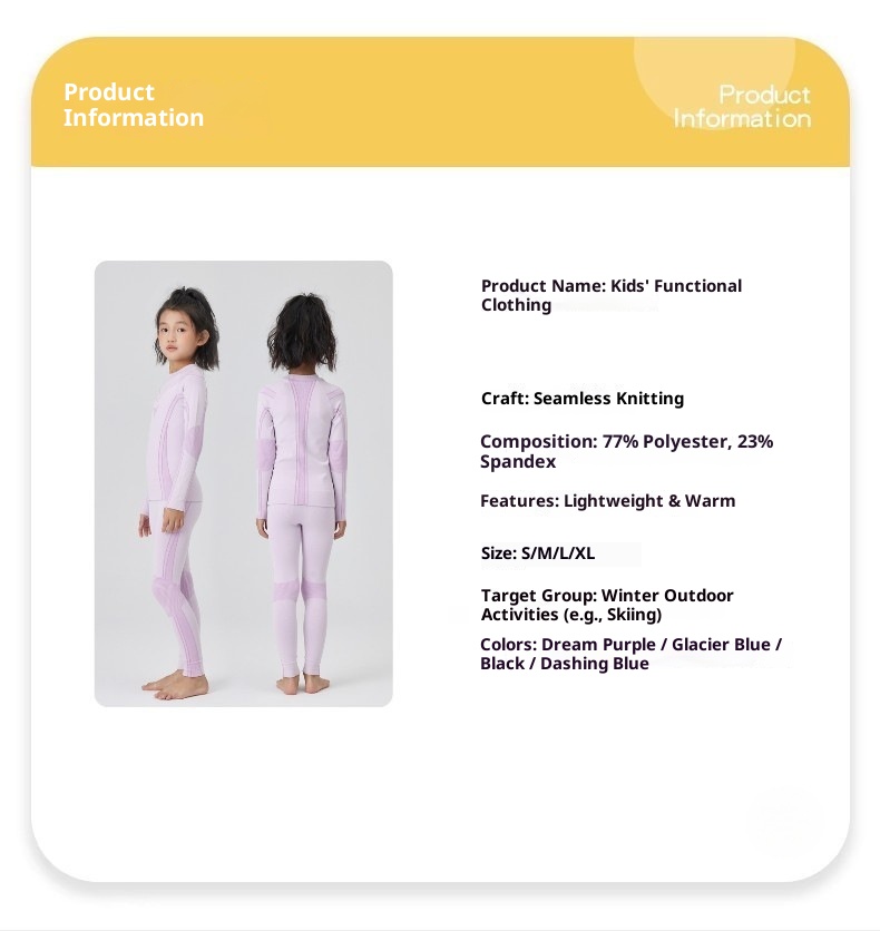 001 H3X Maglia intima da sci per bambini ad asciugatura rapida, foderata in pile, termica, traspirante, traspirante, a compressione, funzionale_voghion.com