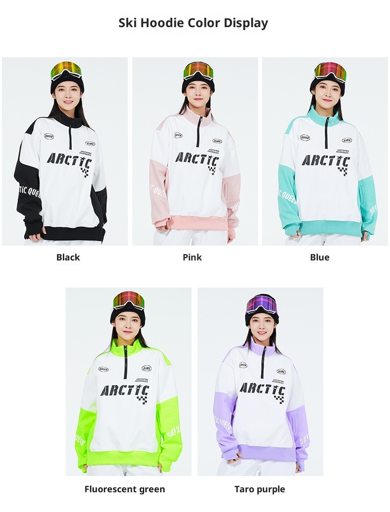 001 Felpa da donna invernale antivento impermeabile caldo strato interno giacca da sci da uomo_voghion.com