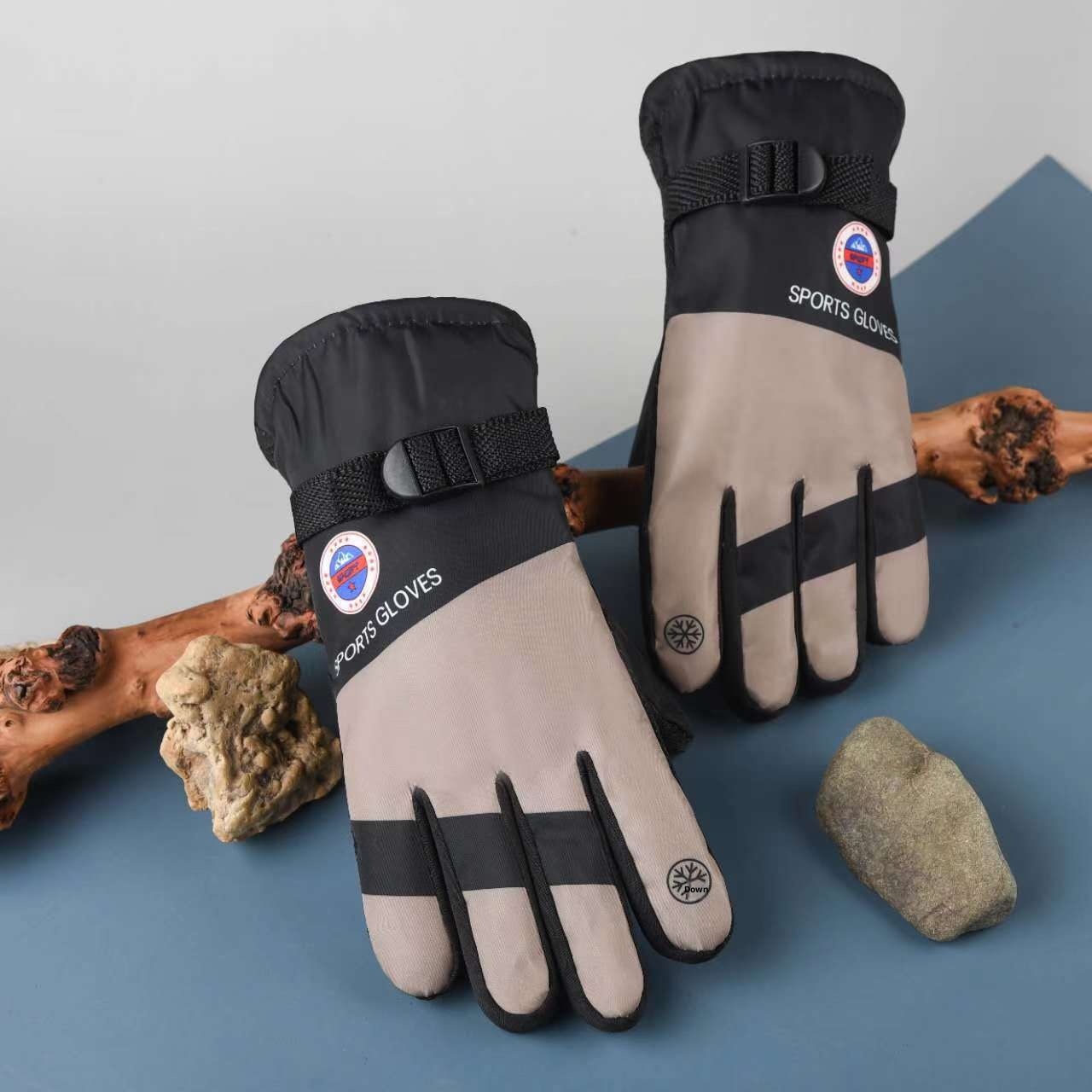 001 Outdoor Ski For Men And Women, Waterproof Sports Cycling Winter Warm Non-Slip Thickened Gloves_voghion.com