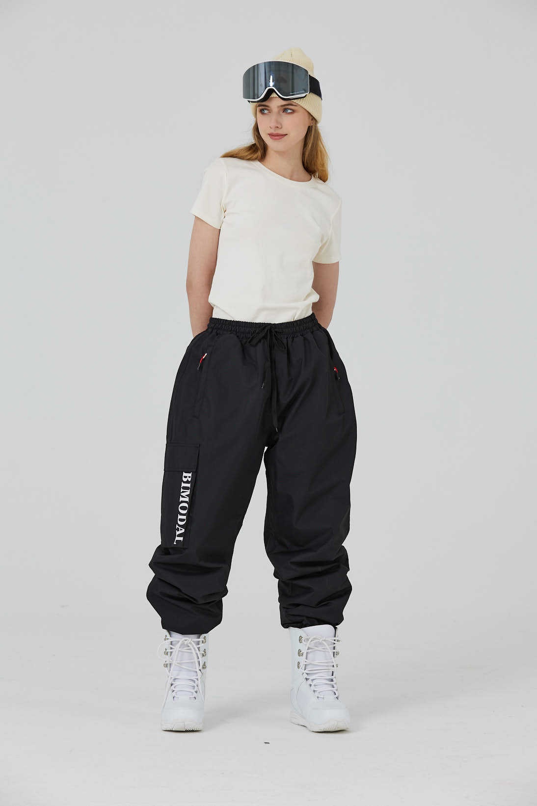 Pantalon de ski BIMODAL Ice Track 001 pour homme et femme, coupe-vent, chaud, imperméable, idéal pour l'alpinisme et les activités de plein air._voghion.com