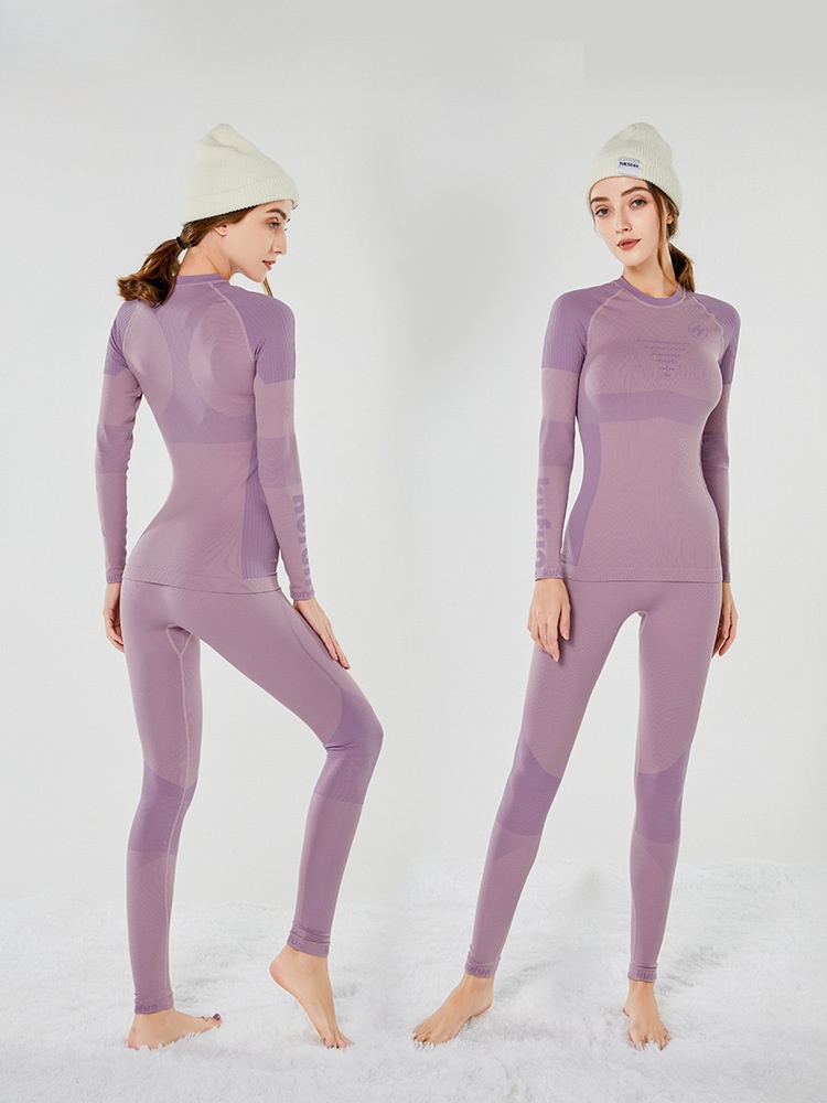 001 Kufeng Quick-Dry Thmal Compression Lay Pantaloni da sci professionali per uomo e donna, traspiranti all'aperto_voghion.com