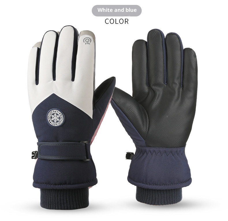 001 Ski voor mannen en vrouwen Winter Touchscreen Warm Fleece gevoerd Verdikt Fietsen Waterdicht Buitenrijden Antislip Katoen_voghion.com