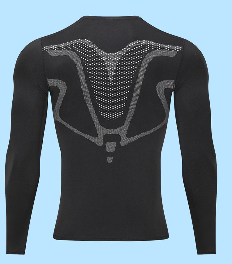 001 Fornitore diretto del produttore per abbigliamento fitness elasticizzato a maniche lunghe a compressione a rapida asciugatura per corsa e basket_voghion.com