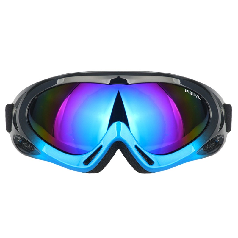 Gafas de montaña de una sola capa para adultos y niños (modelo 001). Resistentes al viento y al polvo. Fabricante de equipos de esquí para exteriores. Envío directo._voghion.com