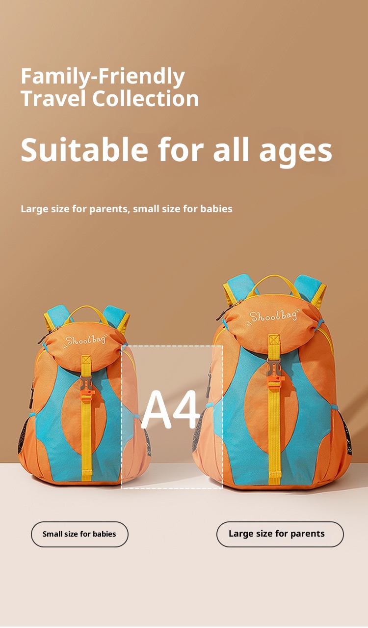 001 Parent-Child Hiking Travel Children Study Couple Spring Outing Backpack Waterproof Outdoor Sports Climbing Bag_voghion.com