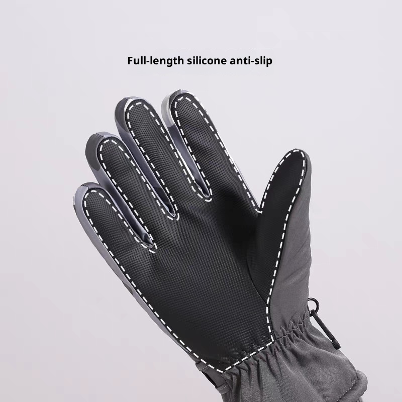 001 Ski For Men Women, New Autumn And Winter Professional Outdoor Riding Skiing Warm Fleece Waterproof Touchscreen Gloves_voghion.com