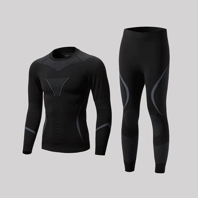 001 Outdoor Autumn Winter Cold-Proof Thermal Skiing Functional Underwear Men And Women Running Hiking Mountaineering Sports_voghion.com