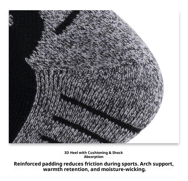 ActiveGo ActiveGo Ski Men And Women Long Tube Warm Thickened Towel Bottom Sports Snow Mountaineering Performance Socks_voghion.com