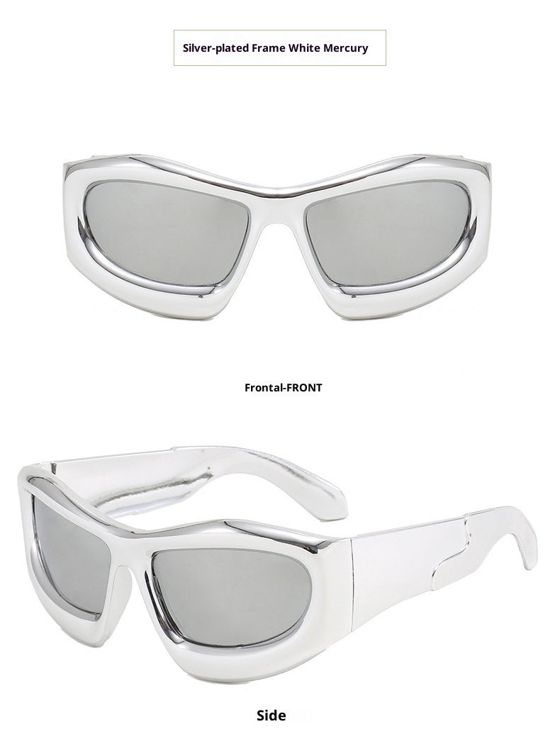 001 Neue Persönlichkeit Bubble Cool Extravagante Trendige Herren und Damen Urlaub Skifahren Bunte Mercury Film Reflektierende Sonnenbrille_voghion.com