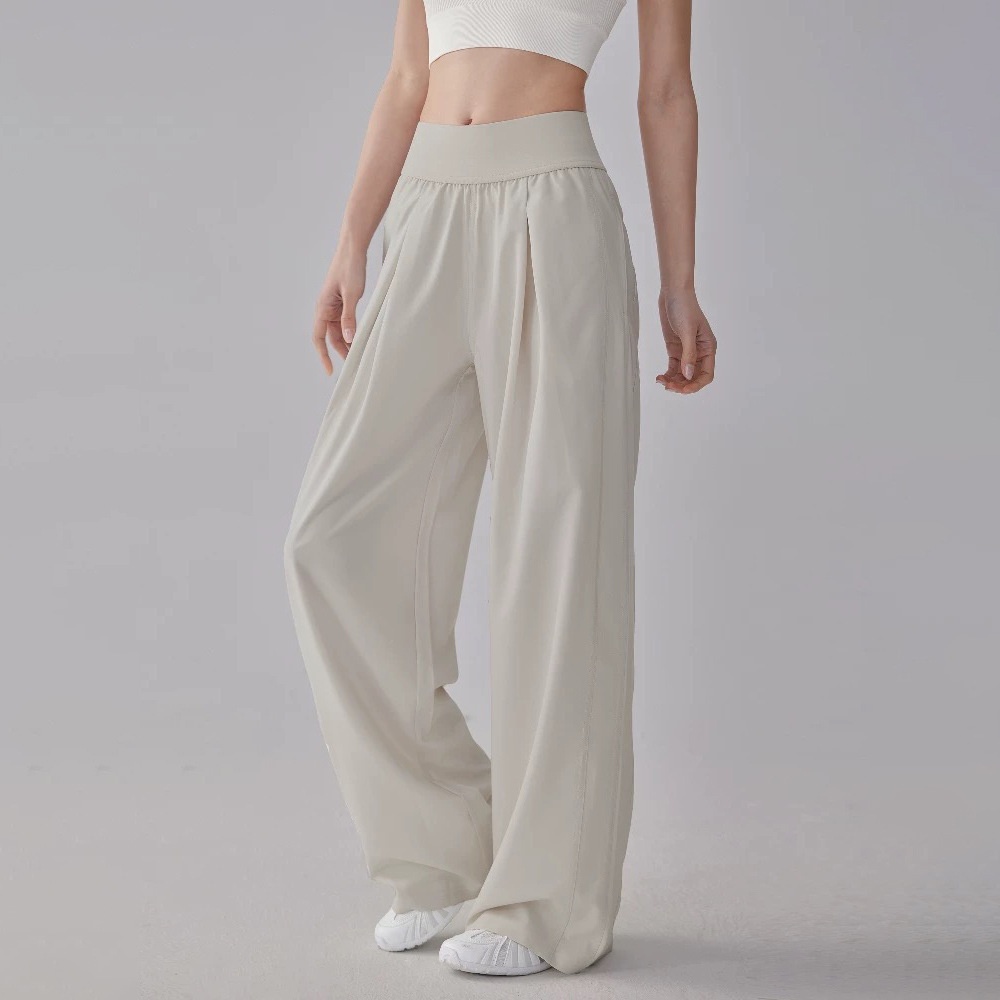 001 2025 Sports Loose Straight Running Casual Long Breathable Wide Leg Yoga Training Fitness Pants High Waist For Outdoor_voghion.com