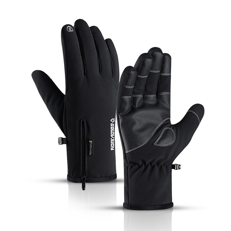 ActiveGo Leiqi Winter Cycling Outdoor Sports Mountaineering Waterproof Windproof Warm Thickened Cotton-Padded Unisex Ski Gloves_voghion.com