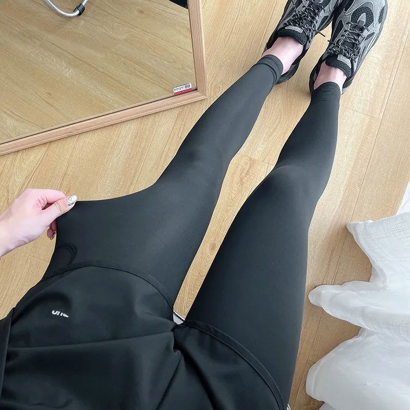 Ensemble deux pièces fitness femme 001, pantalon de sport moulant et extensible pour la course, jupe à porter en extérieur, séchage rapide, idéal pour le printemps et l'été._voghion.com