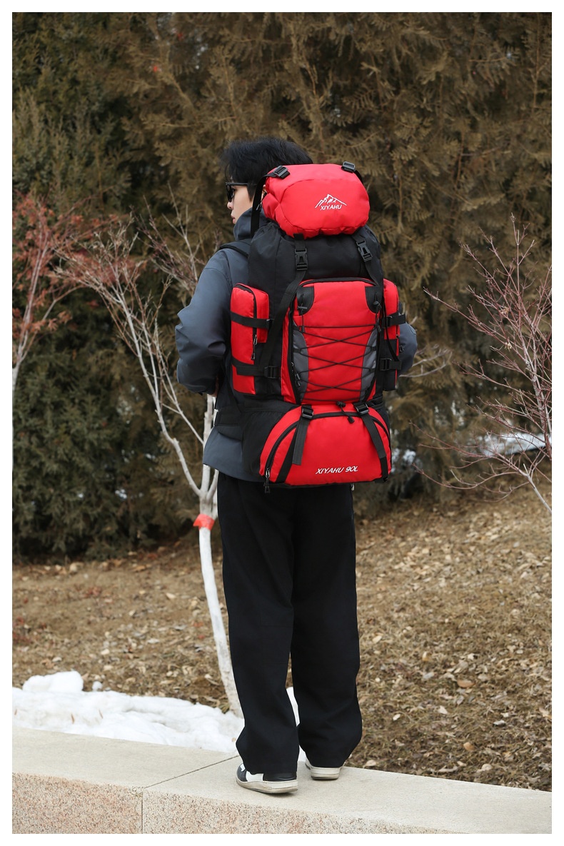 001 Nuovo zaino da 90 litri per alpinismo, leggero e impermeabile, da uomo, casual, da viaggio, da escursionismo, da campeggio_voghion.com