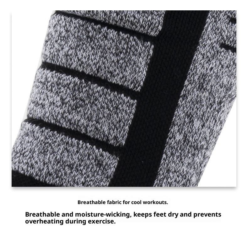 ActiveGo ActiveGo Ski Men And Women Long Tube Warm Thickened Towel Bottom Sports Snow Mountaineering Performance Socks_voghion.com