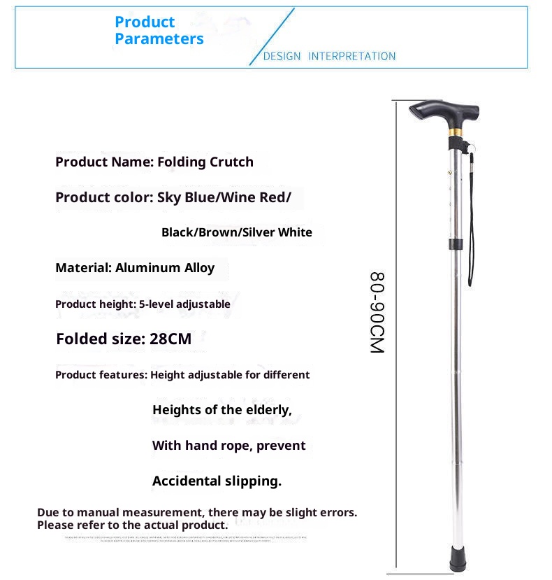 001 Ultraleichte, faltbare Trekkingstöcke, faltbare Wanderstöcke, ausziehbare, tragbare Reisestöcke aus ABS_voghion.com