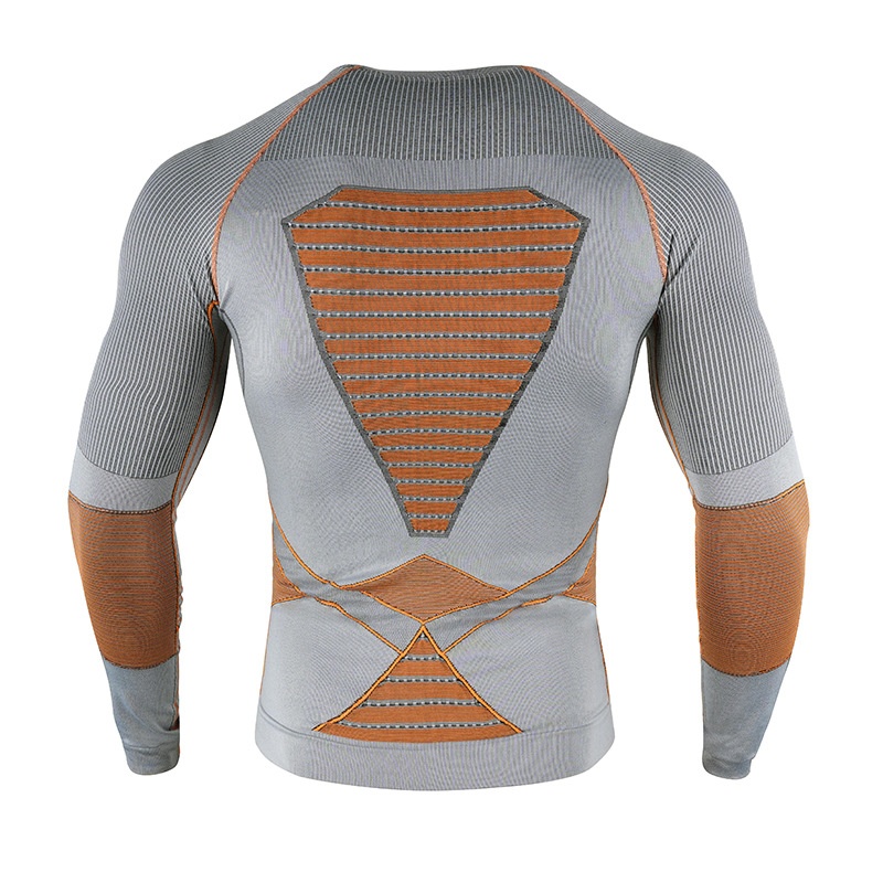 001 Malla térmica de compresión deportiva funcional profesional sin costuras para hombre y mujer, ideal para esquí al aire libre._voghion.com