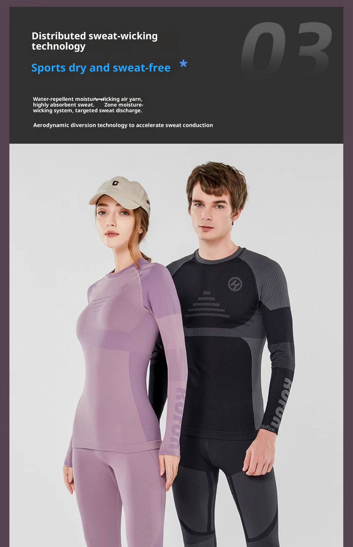 001 Kufeng Quick-Dry Thmal Compression Lay Pantaloni da sci professionali per uomo e donna, traspiranti all'aperto_voghion.com