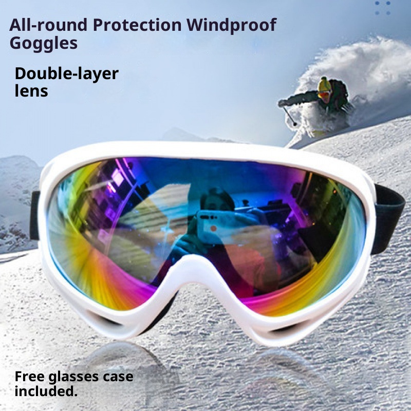 001 Winddichte stofdichte skibril voor heren en dames, anti-condens, universeel voor volwassenen en kinderen, bergbeklimmersbril, enkel en_voghion.com