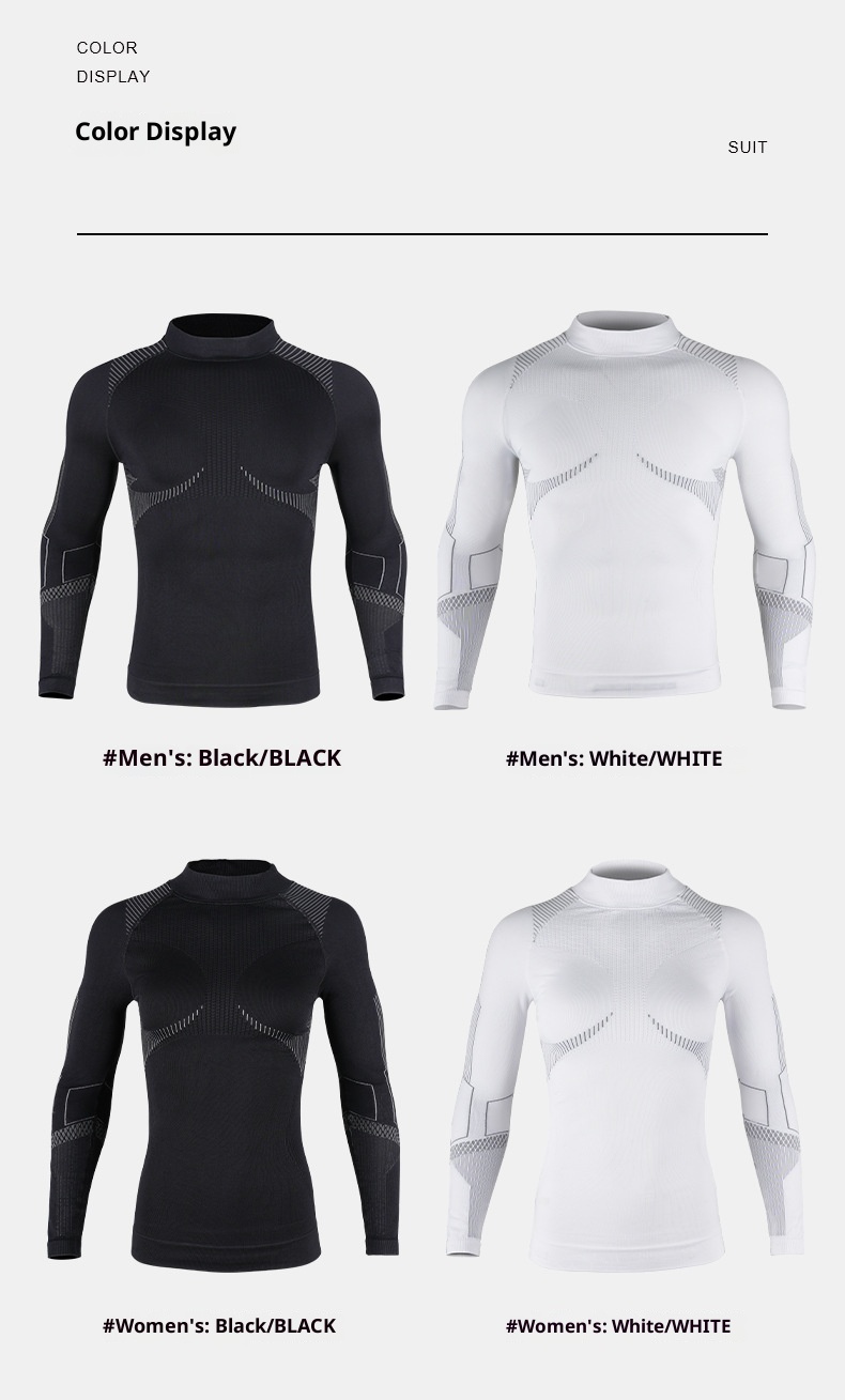 001 Winterthermische skikleding voor mannen en vrouwen Buitensporten Vochtafvoerend Snel drogend Wandelen Bergbeklimmen Fitness_voghion.com