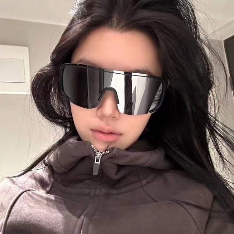 Gafas de ciclismo extragrandes para exteriores, ideales para montañismo, esquí y otras actividades al aire libre. Resistentes al viento, con protección UV y gafas de sol deportivas._voghion.com