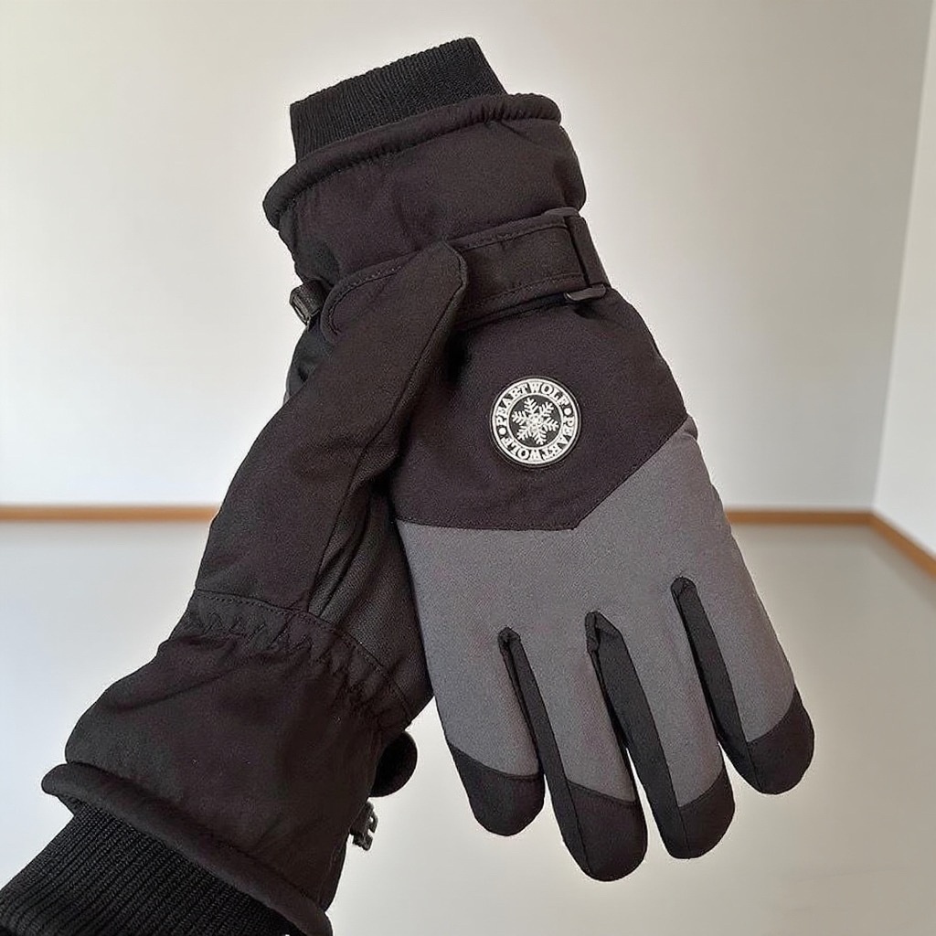 001 Skihandschuhe X8 Unisex Winddicht Wasserdicht Outdoor Radfahren Motorrad Winter Fleecegefüttert Verdickt Warm Geteilte Finger_voghion.com