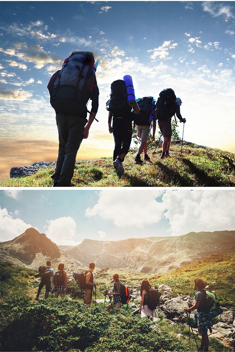 001 Direkt vom Hersteller: Ultraleichter, teleskopierbarer Trekkingstock aus Kohlefaser – ideal zum Wandern, Klettern und Trekking._voghion.com