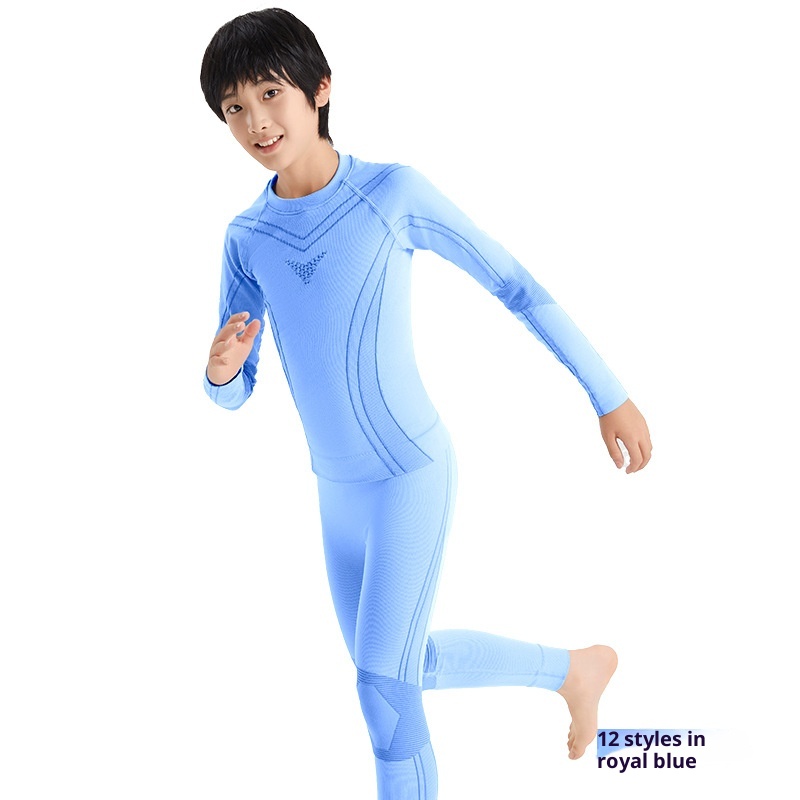 001 Quick-Dry Clothing For Children, Thermal Compression Functional Underwear, Boys And Girls Sweat-Wicking Breathable Set,_voghion.com