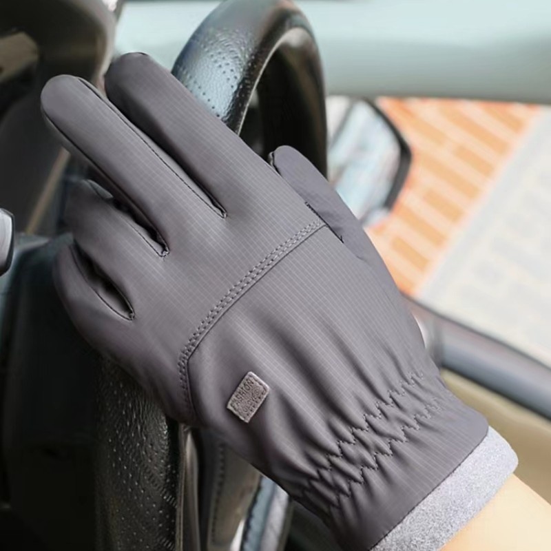 ActiveGo Cross-border Warm For Men, Autumn And Winter Outdoor Fleece-lined Windproof Waterproof Motorcycle Gloves, Wholesale_voghion.com