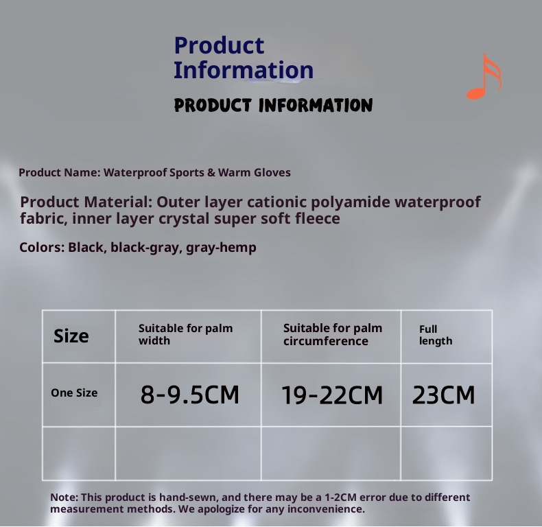 001 Outdoor Men's Cycling Cationic Thermal Touchscreen Fleece Lined Thickened Windproof Water-Resistant Sports Ski Gloves_voghion.com