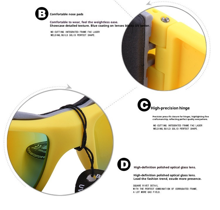 001 Kayak Patlamaya Dayanıklı Rüzgar Geçirmez Açık Hava Bisiklet Gözlüğü Motosiklet Spor Güneş Gözlüğü 1226_voghion.com