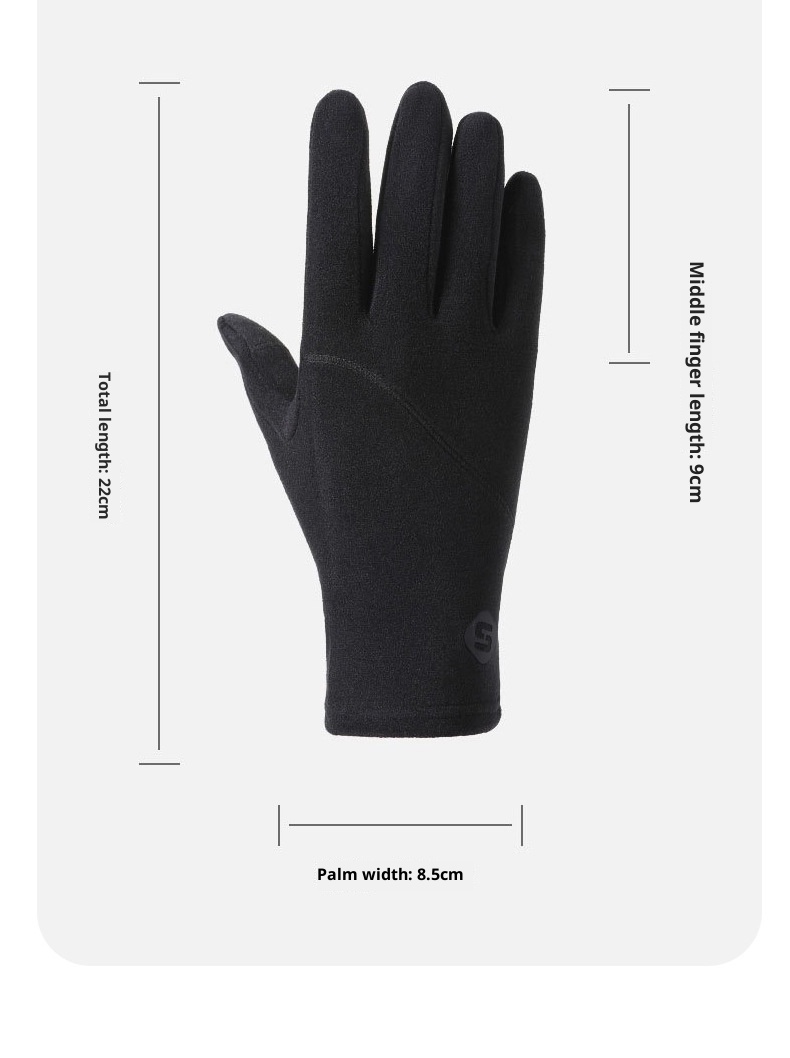 001 Damen-Ski-Innenhandschuh, Herbst, Fleece-gefüttert, winddicht, kältebeständig, Fahrrad-Innenfutter, Winter-Thermohandschuhe_voghion.com