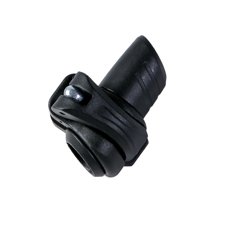 Boucle en alliage d'aluminium 001 pour bâton de randonnée extérieur, accessoires universels, écrou de verrouillage externe anti-perte_voghion.com