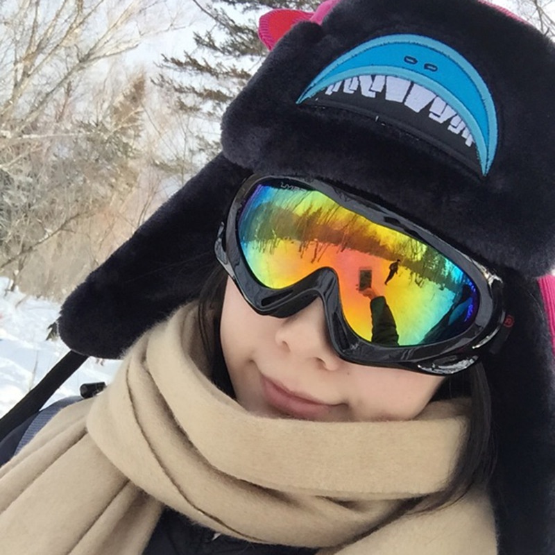 Gafas de montaña de una sola capa para adultos y niños (modelo 001). Resistentes al viento y al polvo. Fabricante de equipos de esquí para exteriores. Envío directo._voghion.com